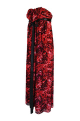 Recent Giambattista Valli Impulse Red Floral Strapless Dress