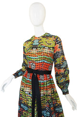 1960s Sequin on Silk Kiki Hart Gown