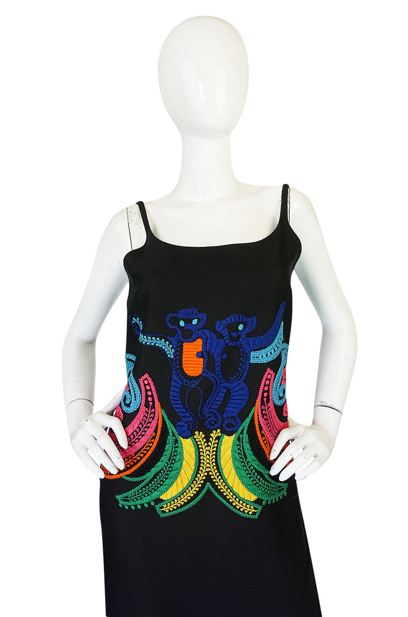 Look 29 S/S 2011 Prada Runway Embroidered Monkey Dress