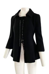Immaculate 1990s Christian Lacroix Haute Couture Tailored Jacket w Extravagant Buttons