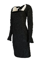 F/W 2002 Tom Ford for Yves Saint Laurent Runway Textured Dress