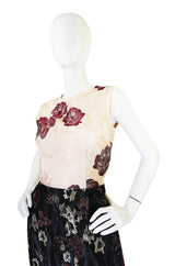 Recent Dolce & Gabbana Puffed Lame Floral Dress