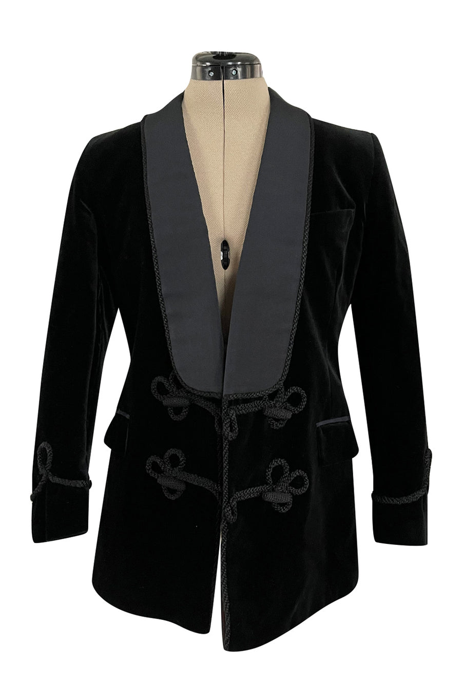 Unbelievable Vintage Turnbull & Asser Men's Black Velvet Smoking