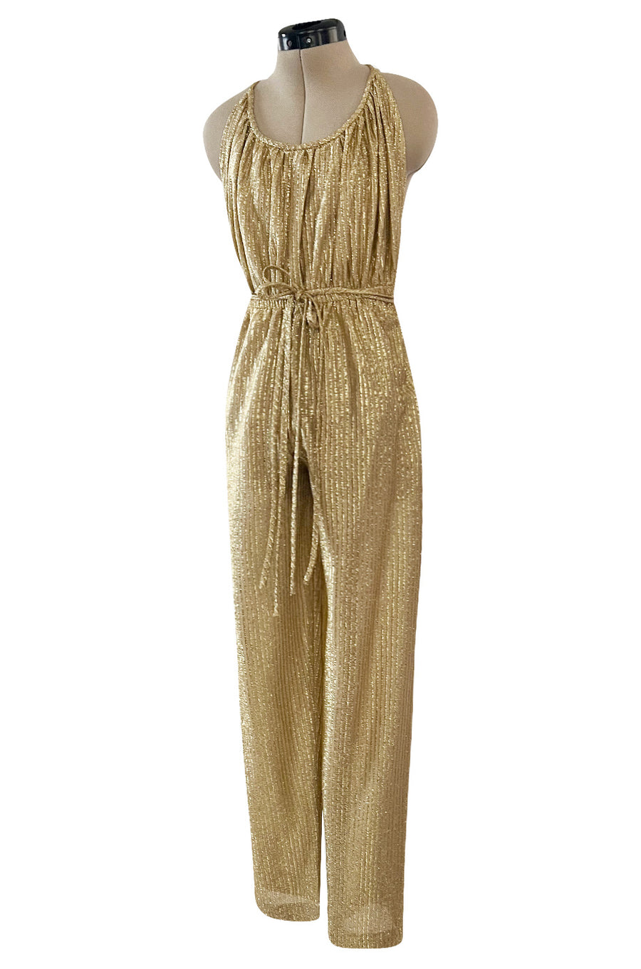 golden corral dressing recipe Ruffle Kaftan with Quilted Obi Belt Gold Taupe Silk Lame' {Made to Order} main image 0