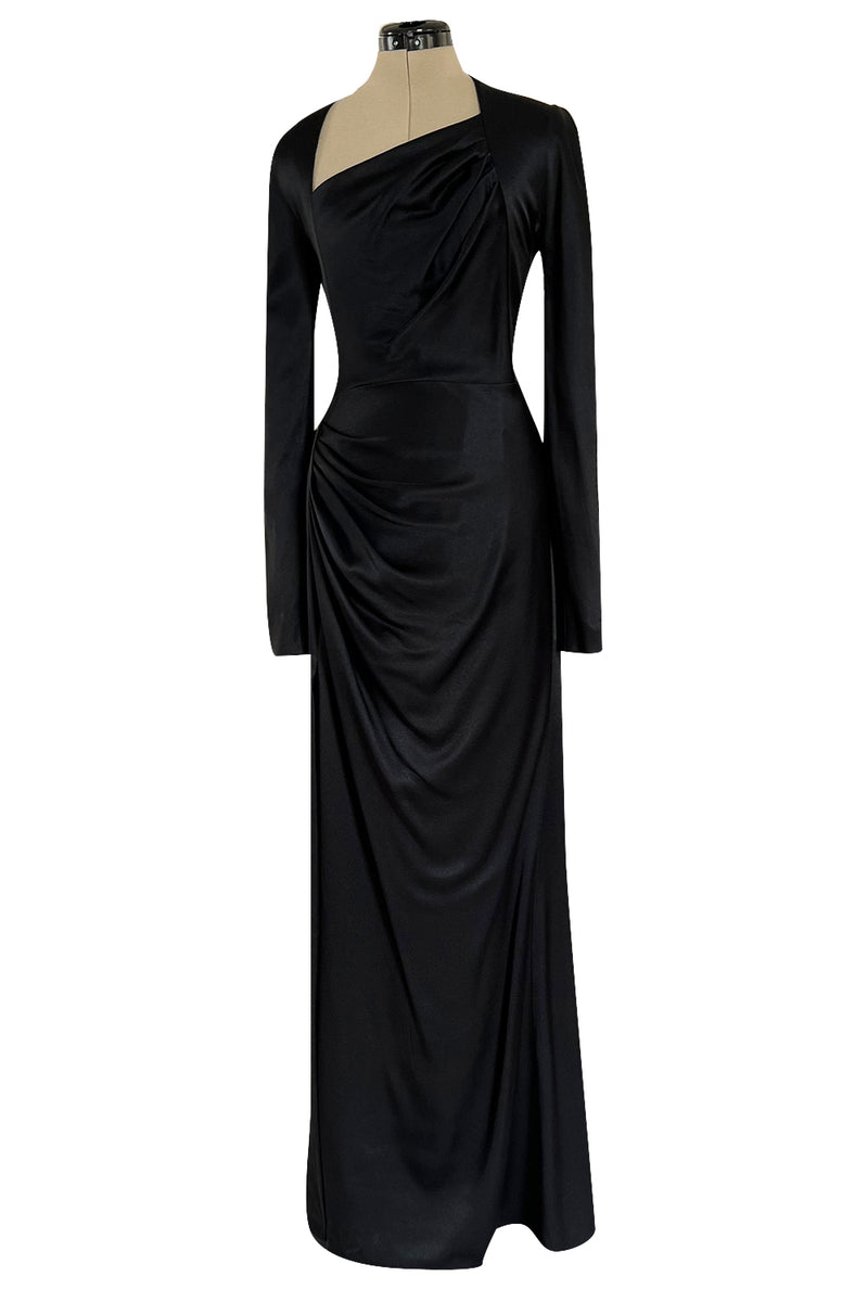 john galliano maxi dress John Galliano Floral Gazette Print Slip Dress