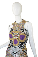 Recent Metallic Embroidery Manish Arora Dress