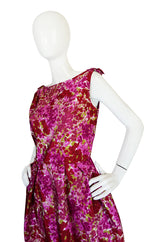 Recent NWT Christian Dior Pink Floral Silk Dress