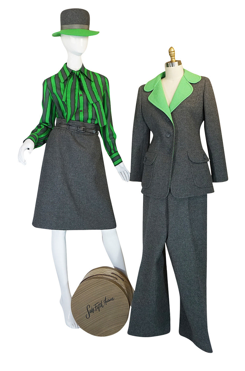1972 Demi-Couture Marc Bohan Christian Dior 5-Piece Suit Set