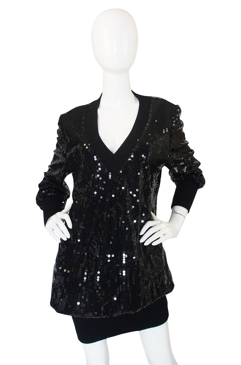 1980s Dominic Rompollo Sequin Dress