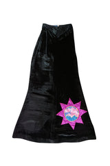 c1969 Astrid Lundstrom's Mr Freedom Velvet Applique Skirt
