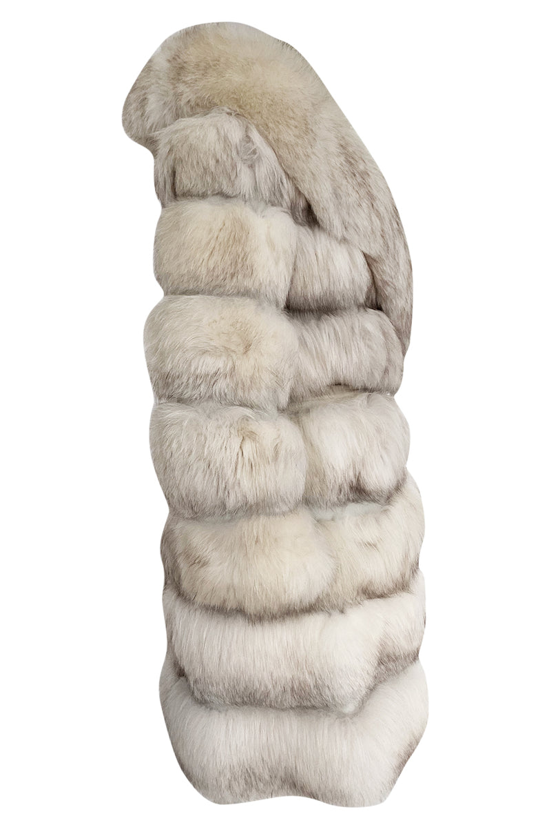 1960s Schiaparelli Convertible Two Length Fox Fur & Leather