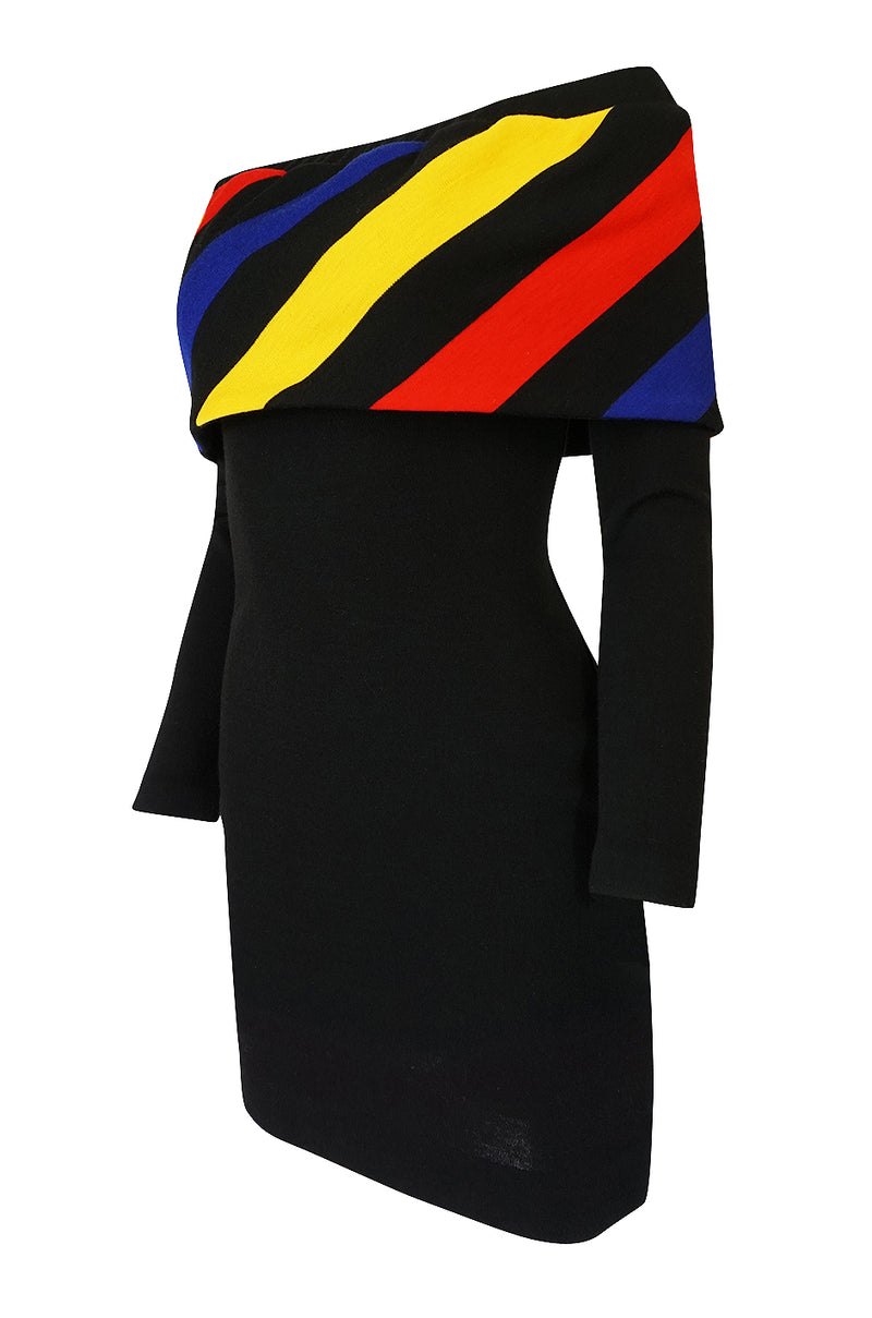 Museum Exhibited A/W 1989-1990 Patrick Kelly Off Shoulder Dress