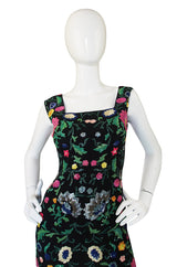 Spectacular Late 1920s, Early 30s Floral Sequin Gown