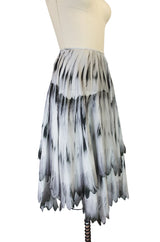 Recent Feather Print Alexander McQueen Skirt