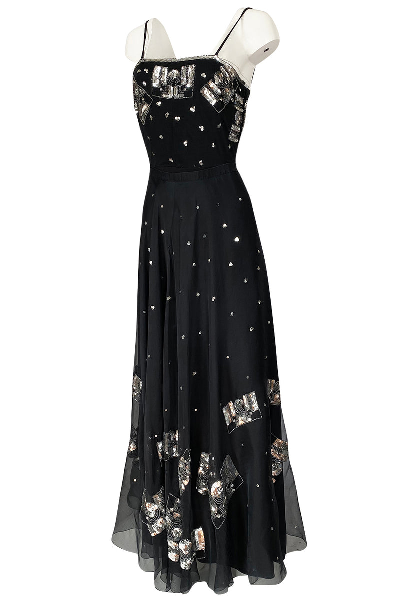 black chanel dress