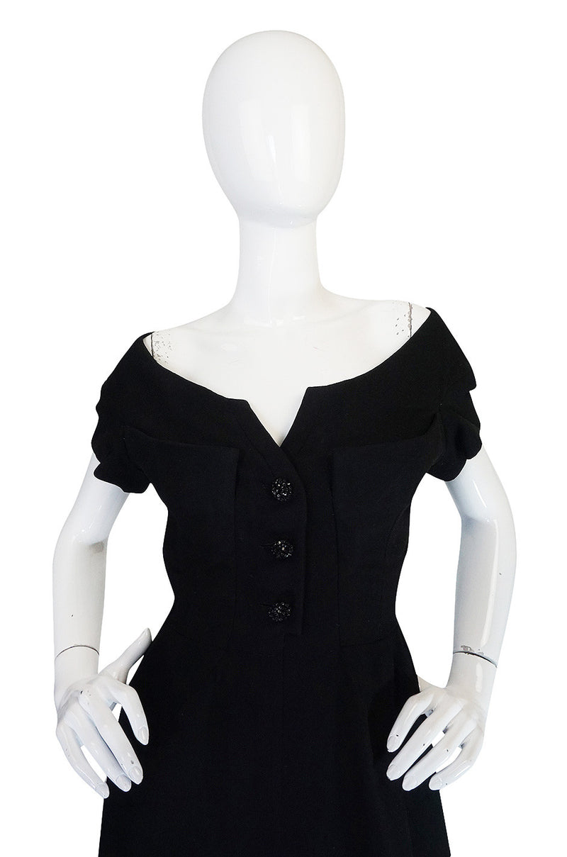 Exceptional 1950s Haute Couture Maggy Rouff Dress