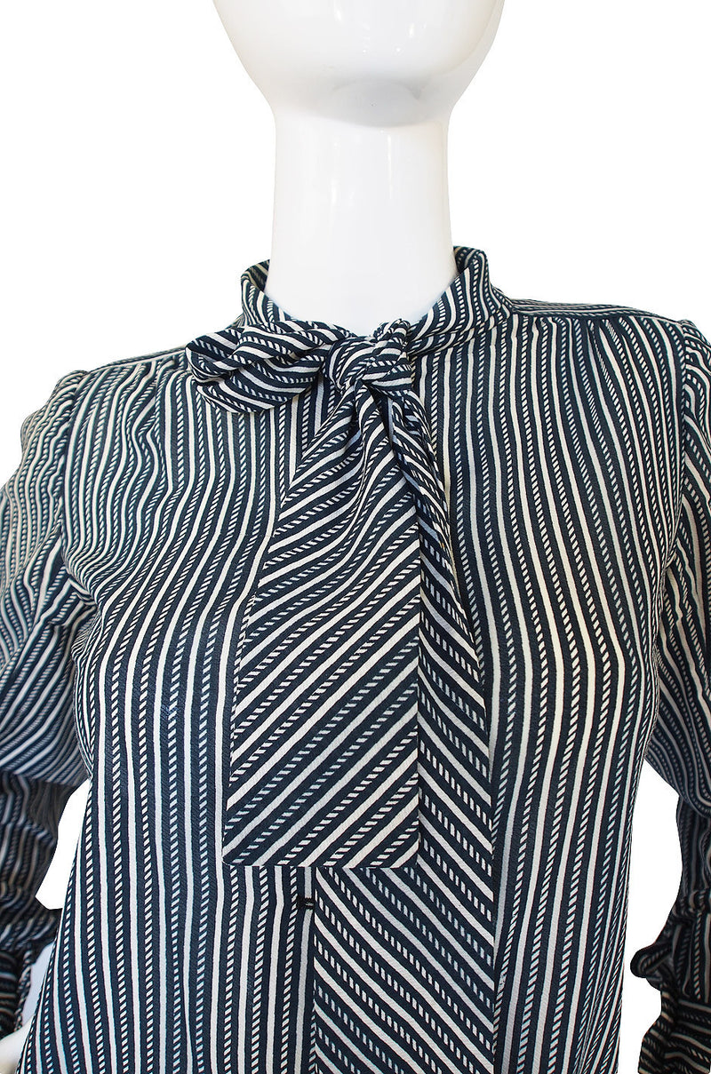 1970s Emanuel Ungaro Striped Top