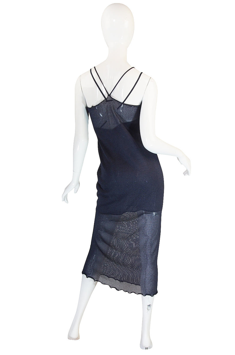 1990s Romeo Gigli 3 Piece Net Dress Set