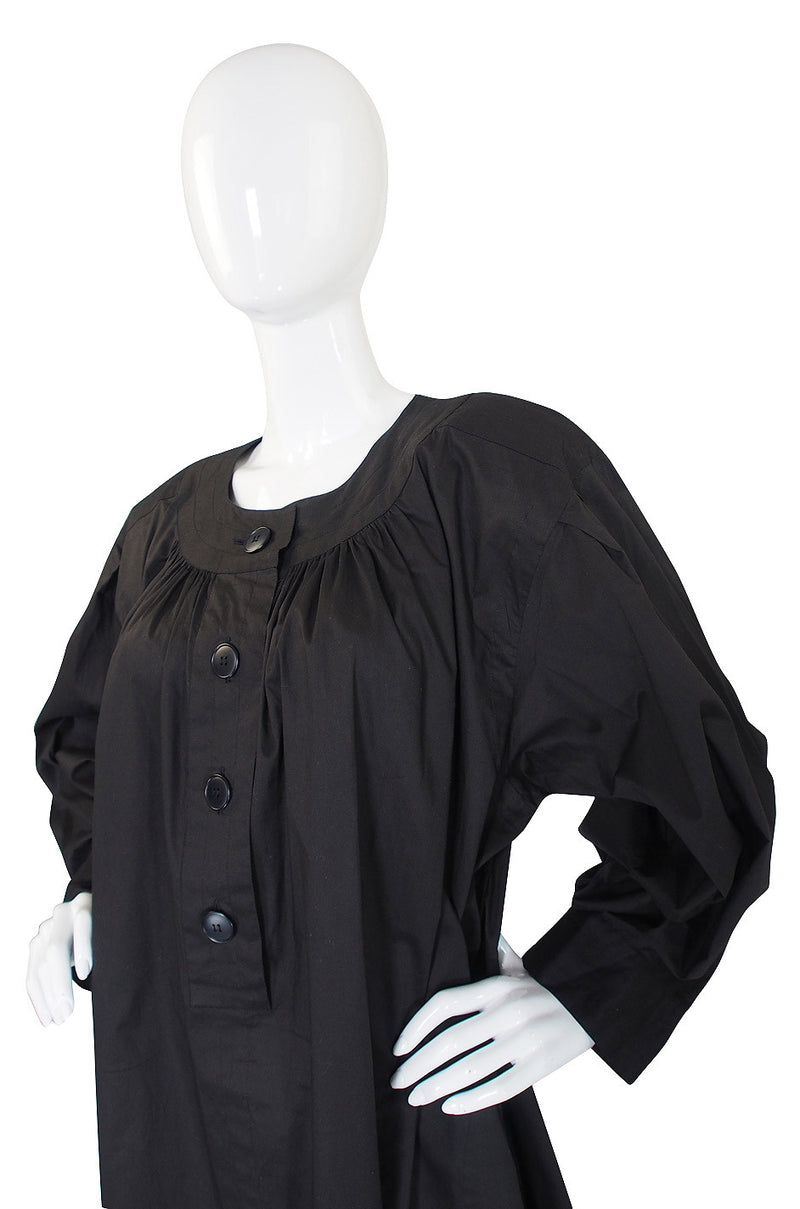 1980s Yves Saint Laurent Painters Smock Dress