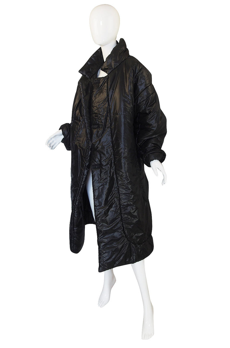 Rare Early 1980s Norma Kamali Sleeping Bag Coat