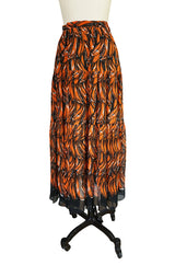 Spring 2011 Runway Silk Banana Print Prada Skirt