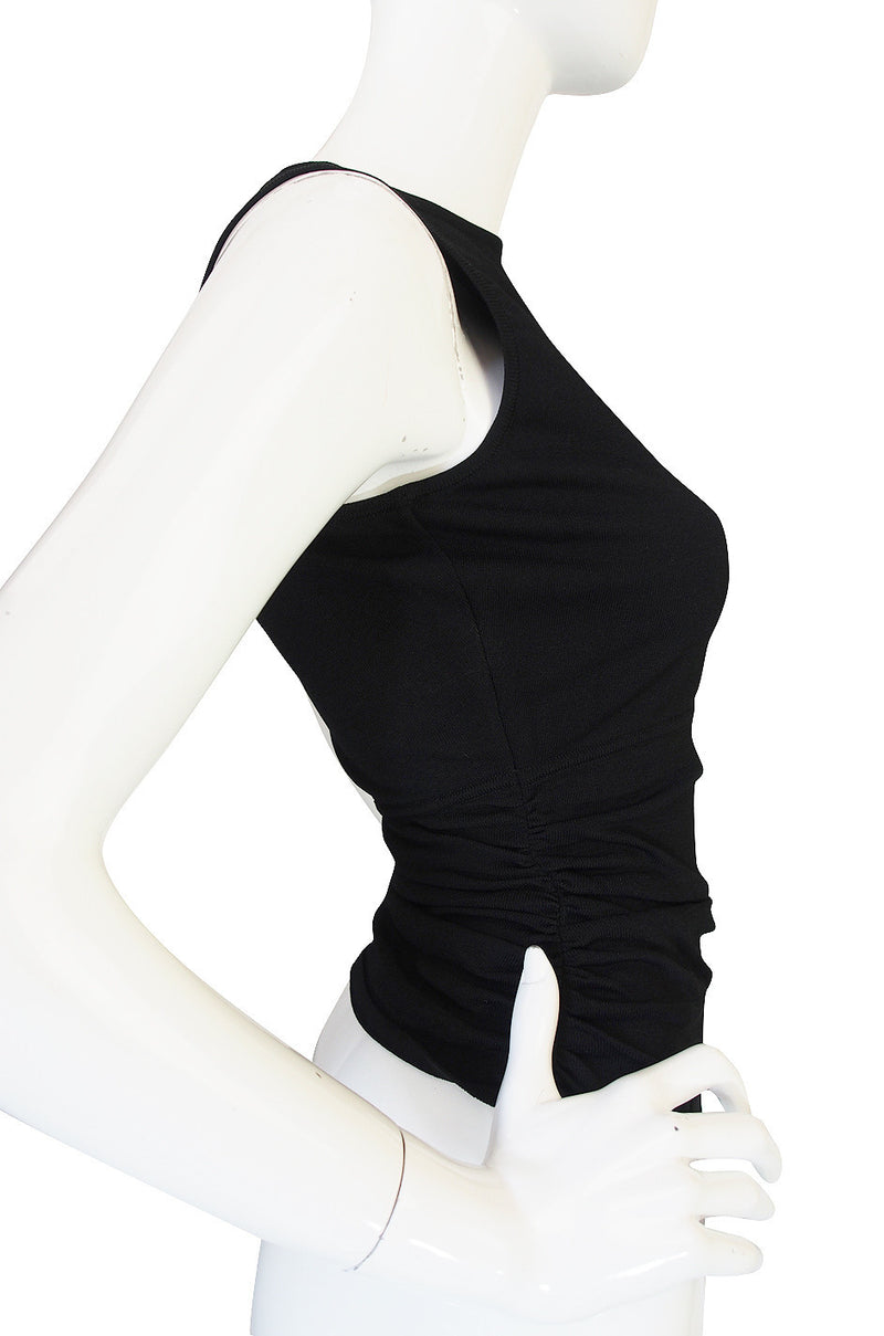 c1996 Tom Ford for Gucci Black Knit Tank Top