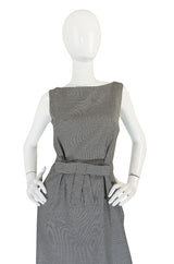 1990s John Galliano for Christian Dior Fitted Check Dress
