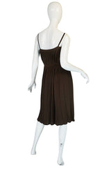 S/S 1976 Christian Dior Haute Couture Pleated Silk Dress Set