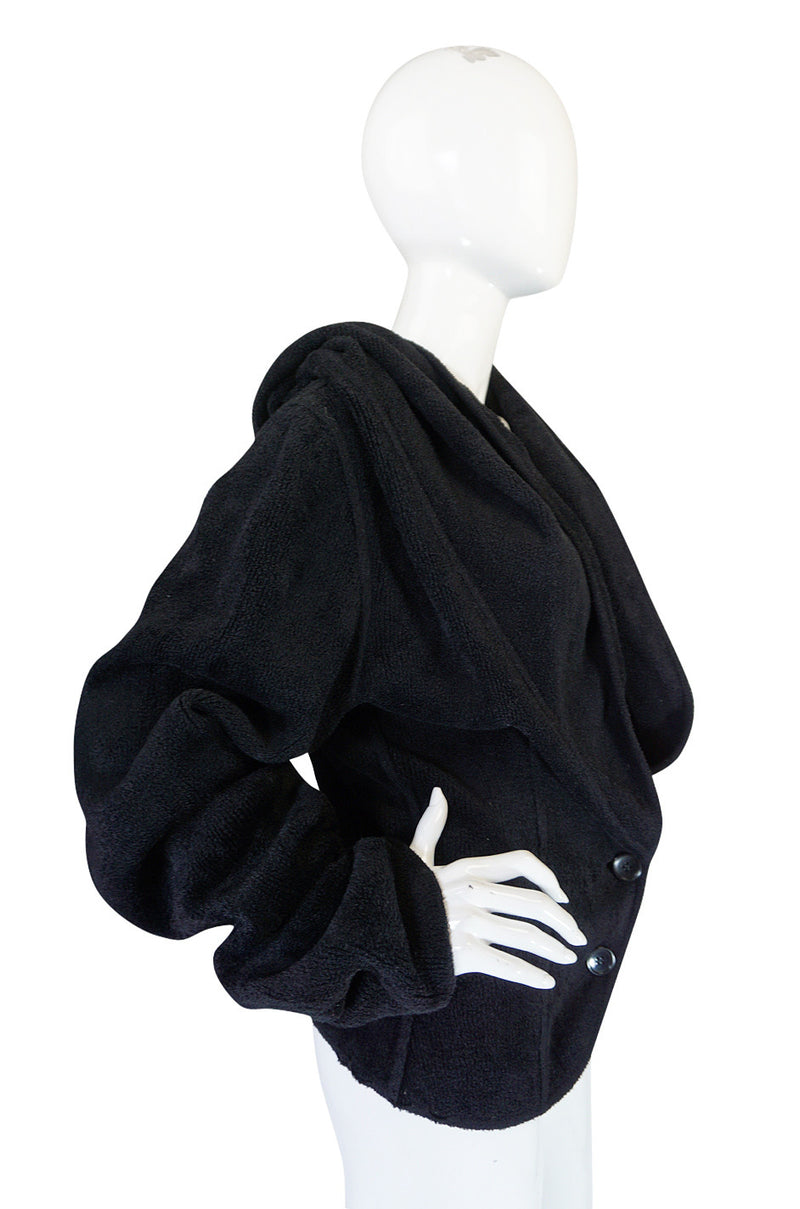 Fall 1991 Alaia Oversized Chenille Sweater Jacket