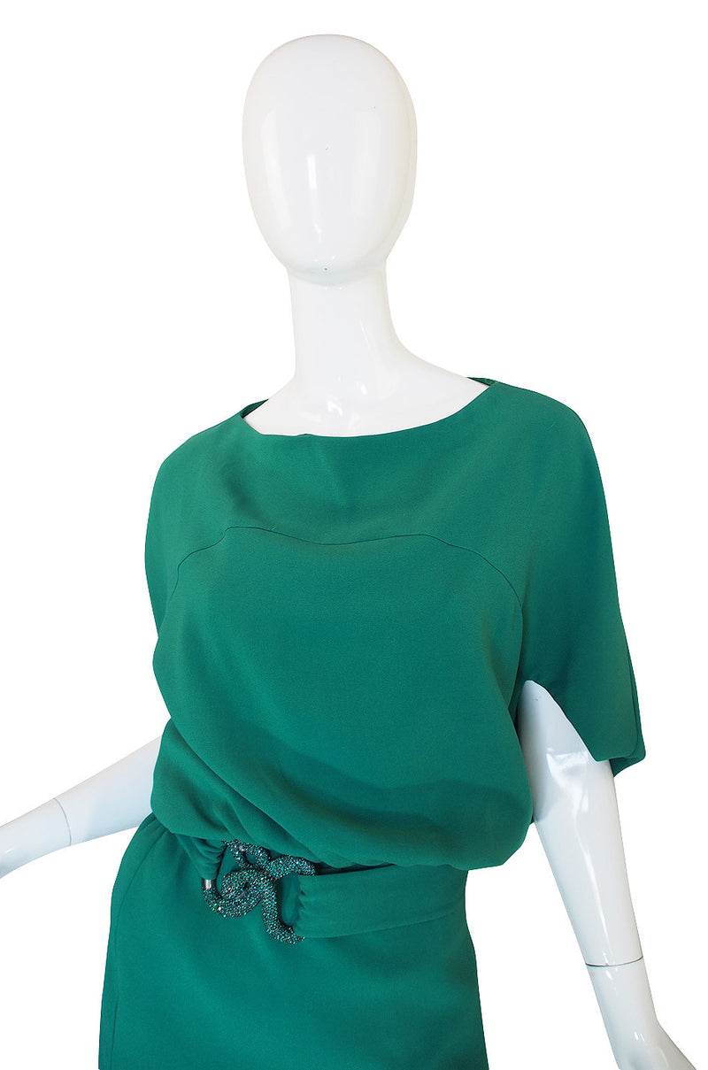 1980s Valentino With Bejeweled Snake Belt