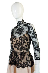 Fall 1975 Oscar De la Renta Lace Gown