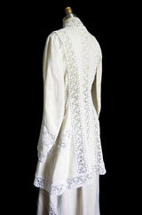 Edwardian Linen & Lace Walking Suit