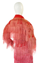 1970s OMO Norma Kamali Fringed Suit