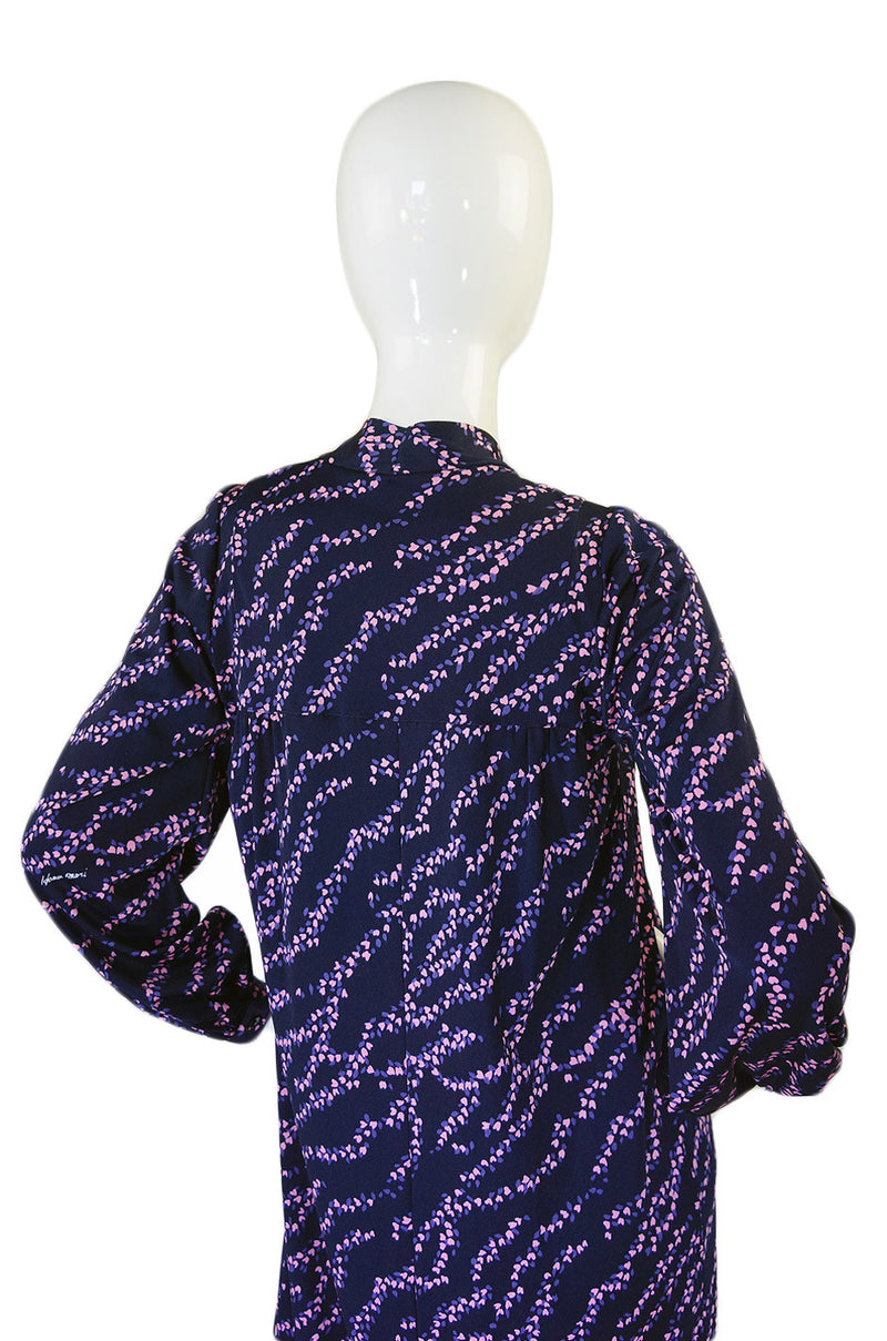 1970s Hanae Mori Jersey Dress