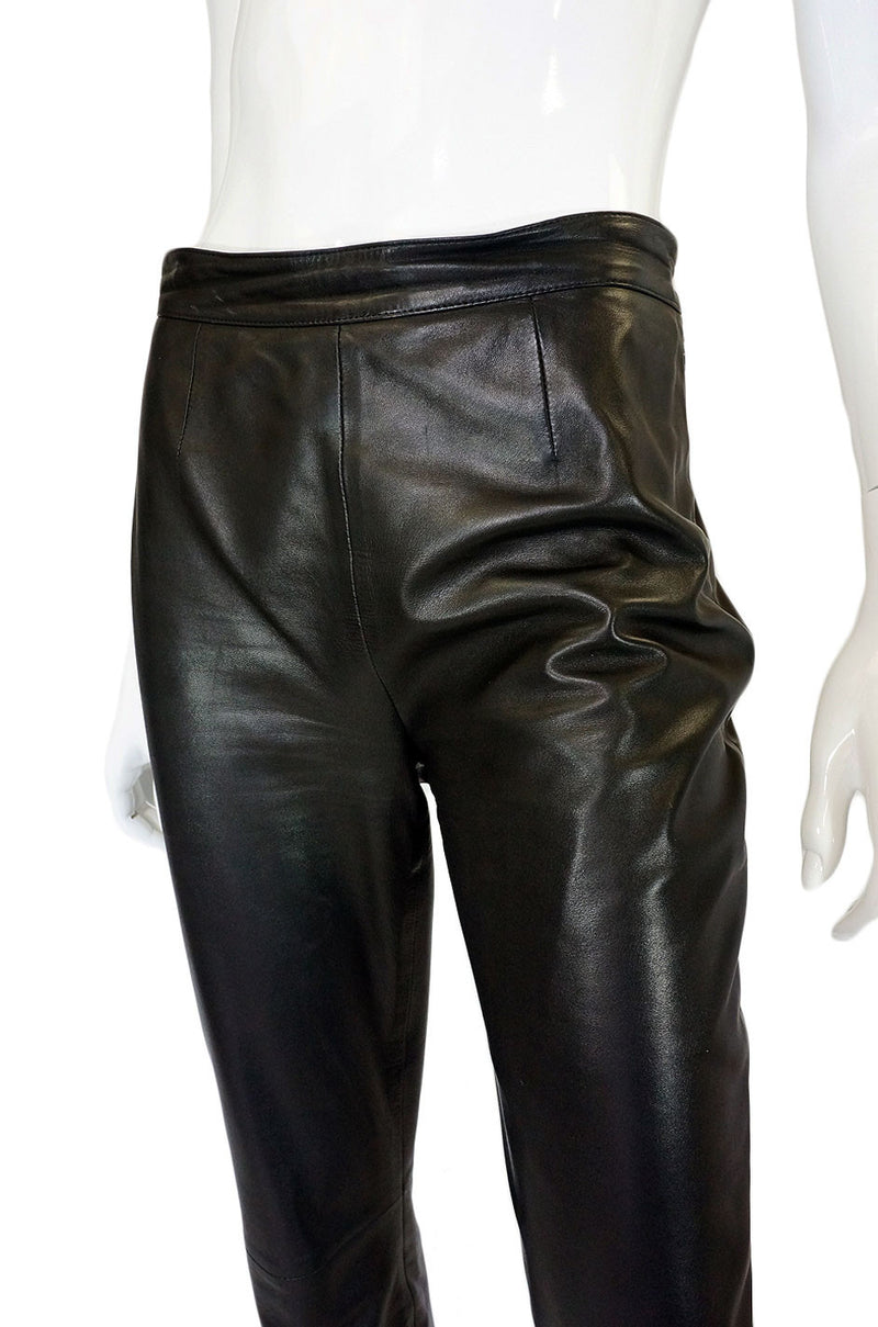 Celine best sale leather pants