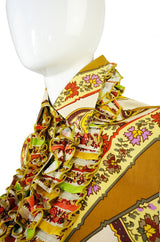 Recent Cotton Etro Ruffled Western Shirt