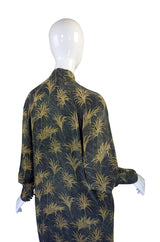Late 1970s Ted Lapidus Silk Tunic Dress
