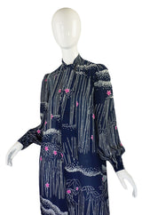 1970s Silk Hanae Mori Jacket or Dress