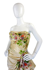 1950s Rare Philip Hulitar Silk Dress