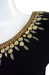 1950s Lanvin Attributed Beaded Top