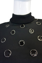 Rare 1960s Sequin Valentino Couture Top