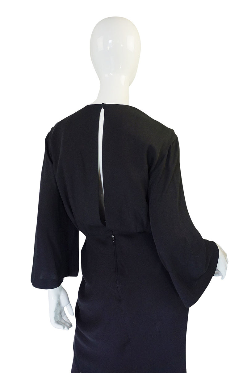1990s Sleek Gianfranco Ferre Silk Gown