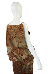 1950s Couture Italian Silk Sack Dress