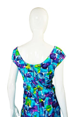 1960s Alix of Miami Floral Fitted Dress