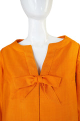 1960s Rare Maggy Reeves Tangerine Coat