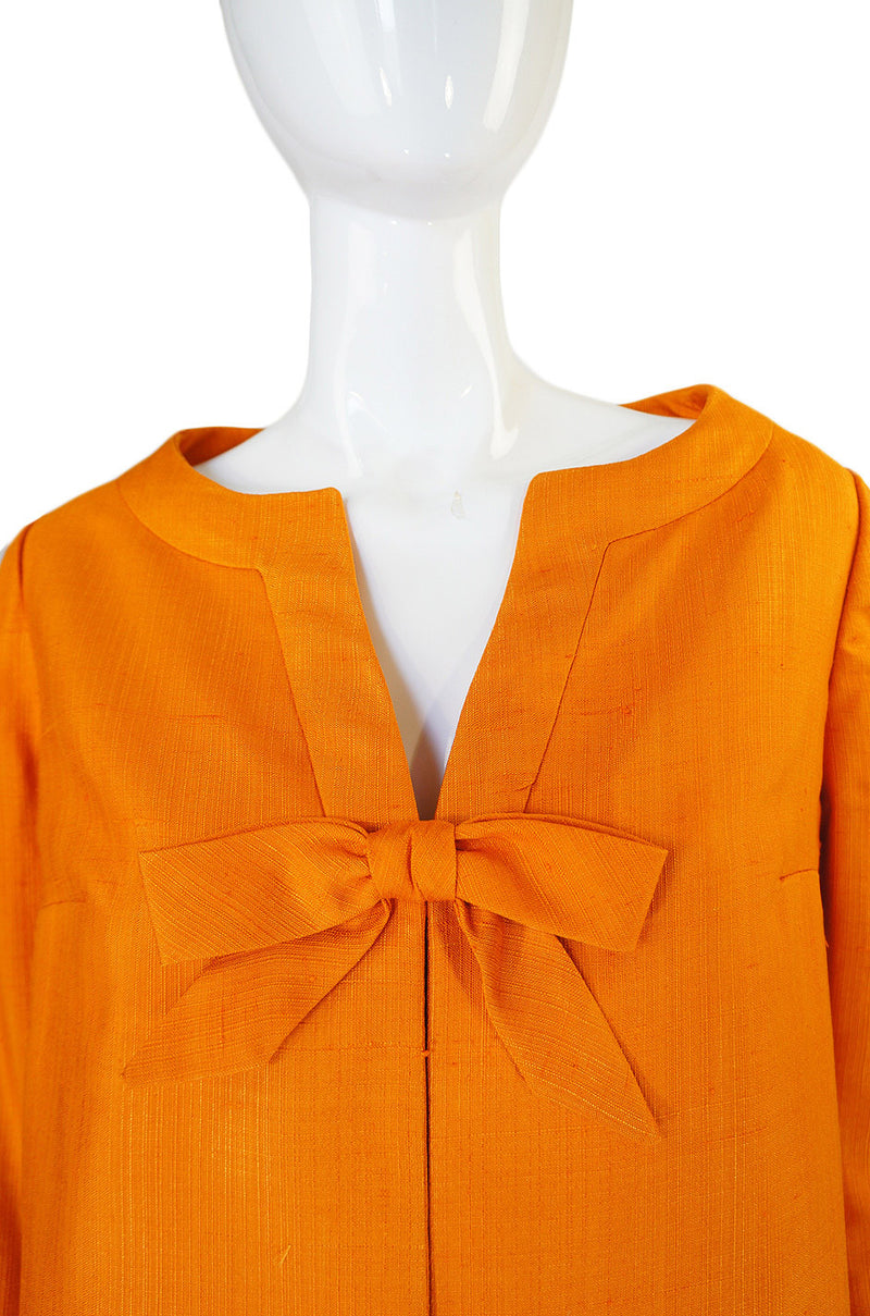 1960s Rare Maggy Reeves Tangerine Coat