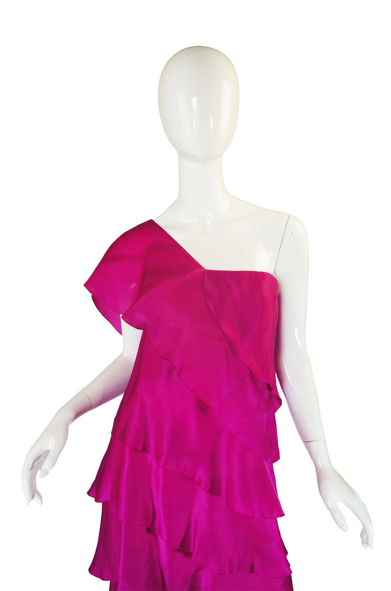 1990s Jackie Rogers Silk Organza Gown