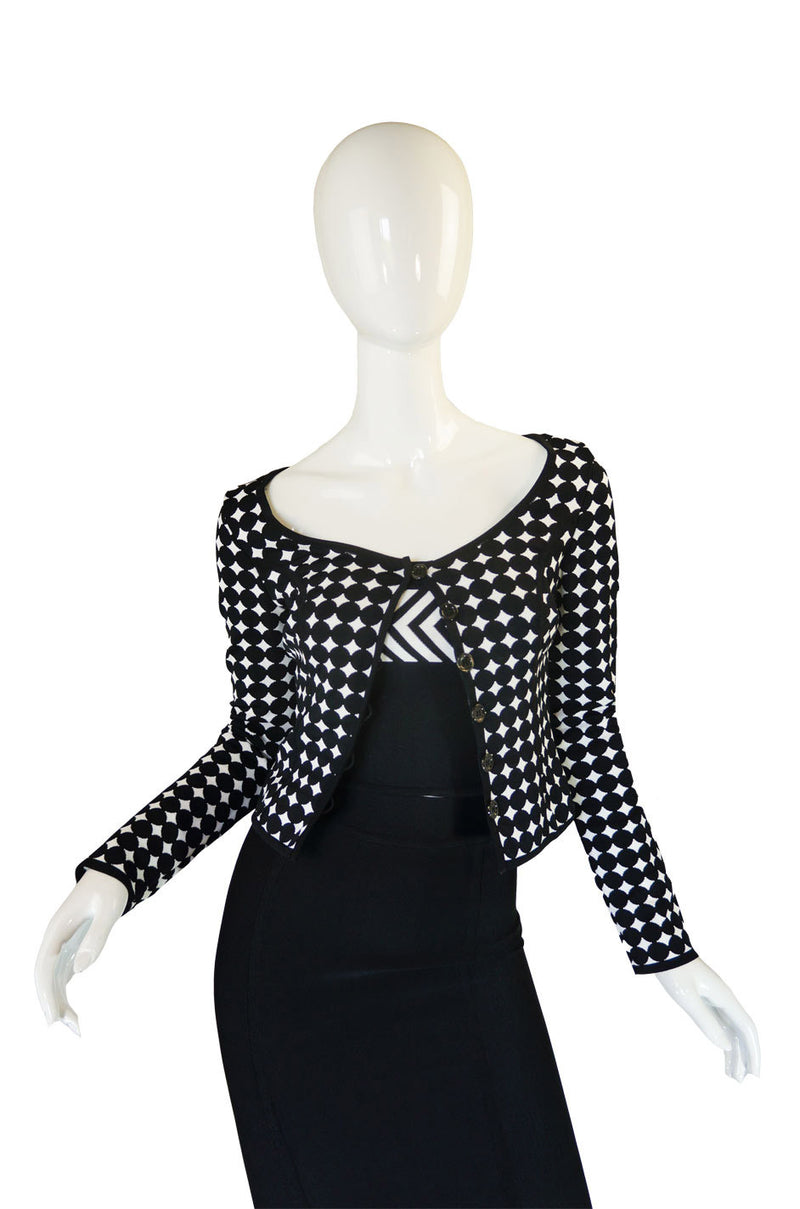 1990s Herve Leger Graphic Bandage Set Shrimpton Couture 1990s Herve Leger Graphic Bandage Set Shrimpton Couture
