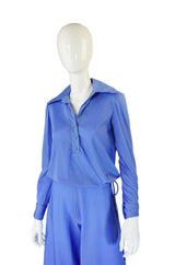 1970s Geoffrey Beene Jersey Pant Suit