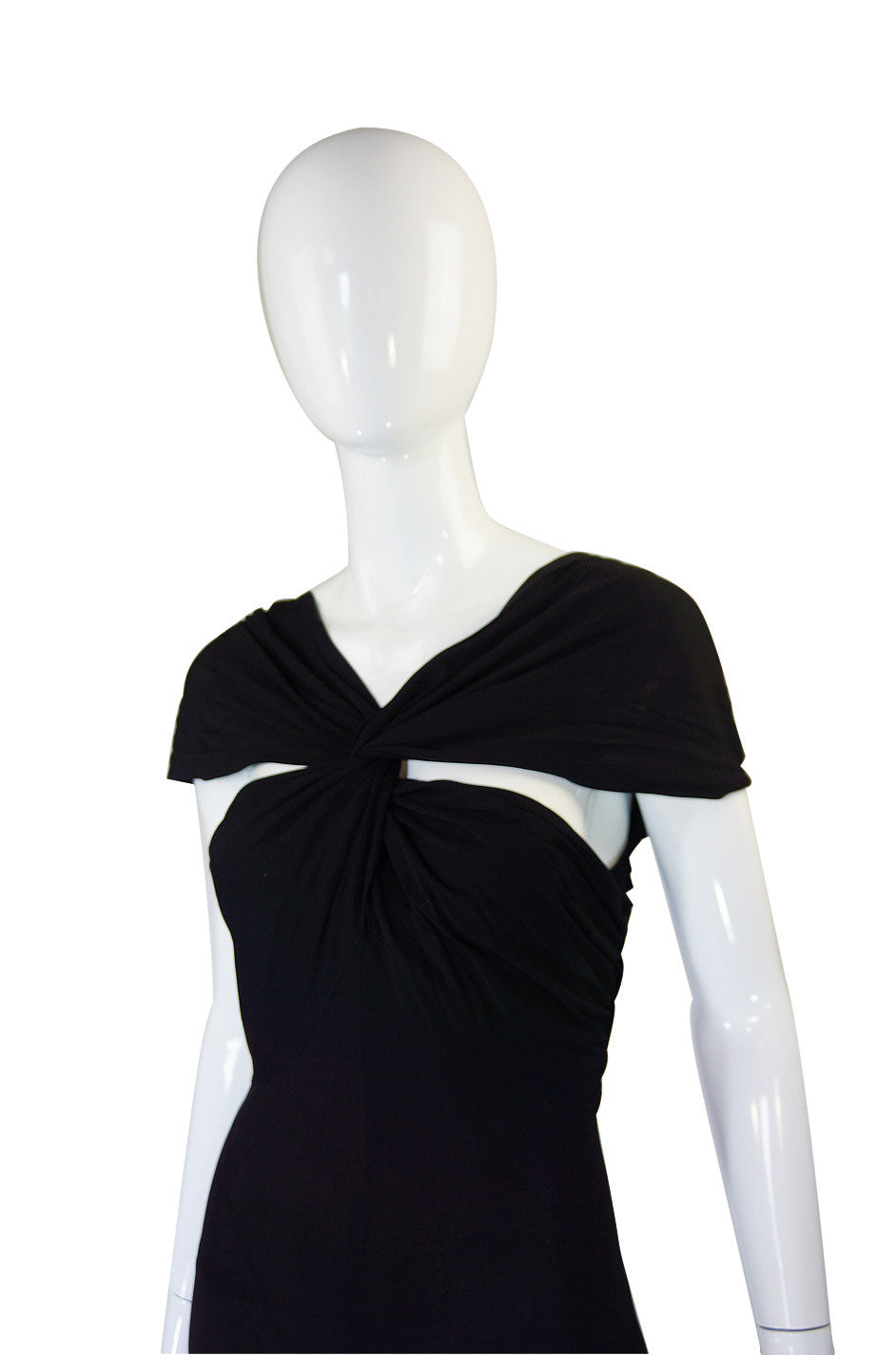 1970s Bias Cut Jean Muir Jersey Halter Dress – Shrimpton Couture